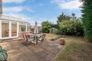 Rear garden/patio- click for photo gallery